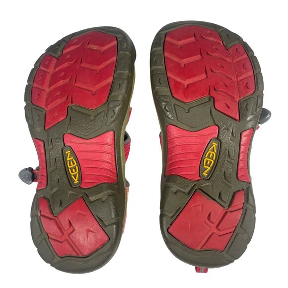 Girls Keen Newport H2 Red Youth Kids Sandals Shoes Size 4 Waterproof EU 37 - Picture 6 of 11